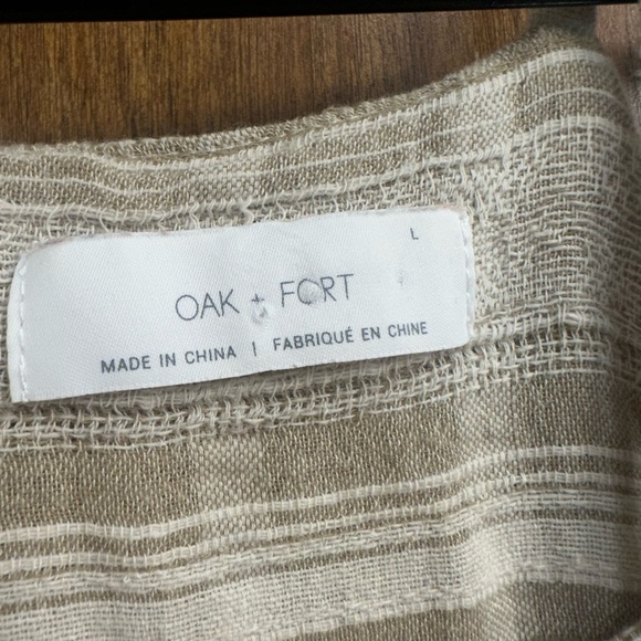 Oak + Fort cream strap size L dress - Picture 6 of 6